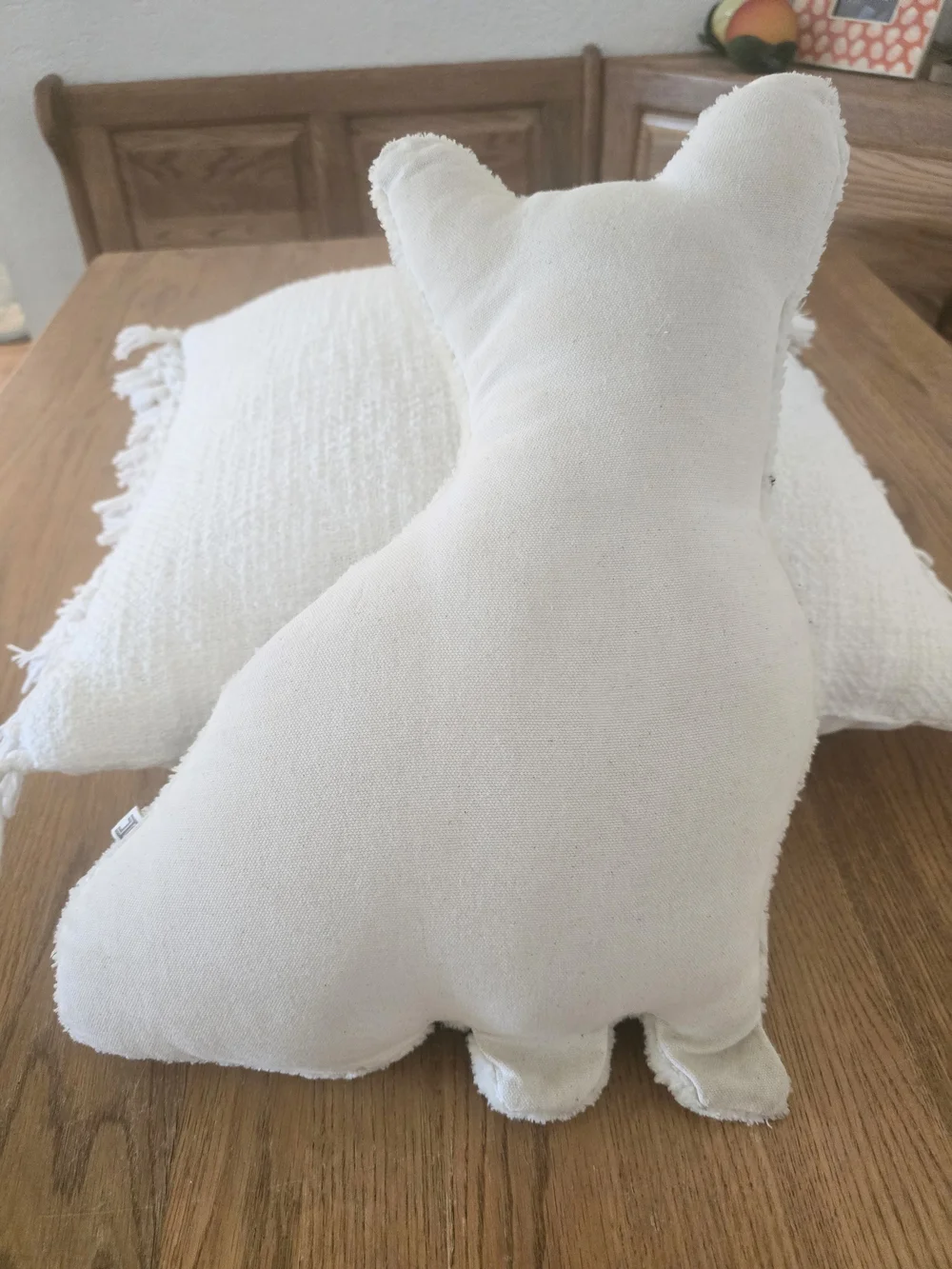 Black & White Decorative Dog Pillow